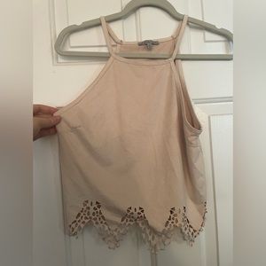 Suede tank